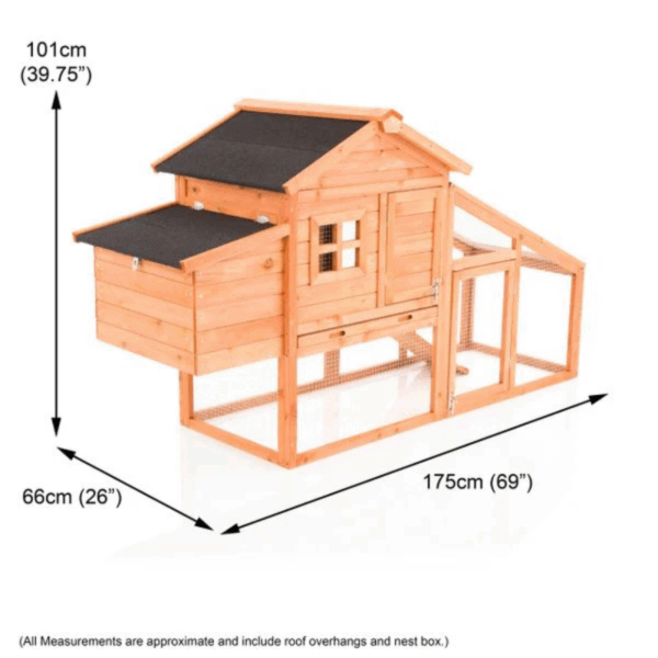 Deluxe Chicken Coop – Model CC01S NAT - Image 6
